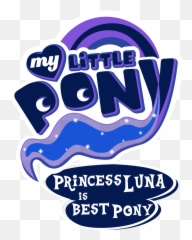 Download My Little Pony Logo - Princess Luna Is Best Pony Png,My Little Pony Logo