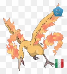Moltres - Pokemon Leggendari Moltres Png,Moltres Png