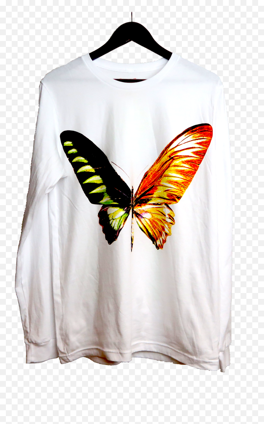 Download Playboi Carti Butterfly Long - White Long Sleeve Shirt Playboi Carti Png,Playboi Carti Png