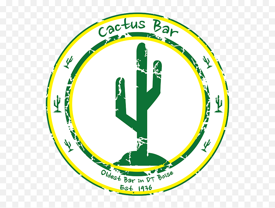 Cactus Bar Downtown Boise Id - Circle Png,Cactus Logo
