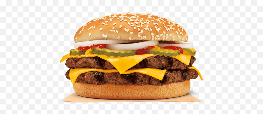 Png King Whopper Hamburger Cheeseburger - Burger King Double Quarter Pound King,Whopper Png