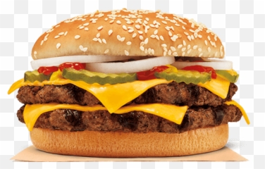 Png King Whopper Hamburger Cheeseburger - Burger King Double Quarter Pound King,Whopper Png