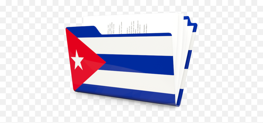 Cuba - Puerto Rico Folder Png,Cuban Flag Png