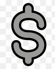 Heavy Dollar Sign Emoji Clipart Free Download Transparent - Clip Art png