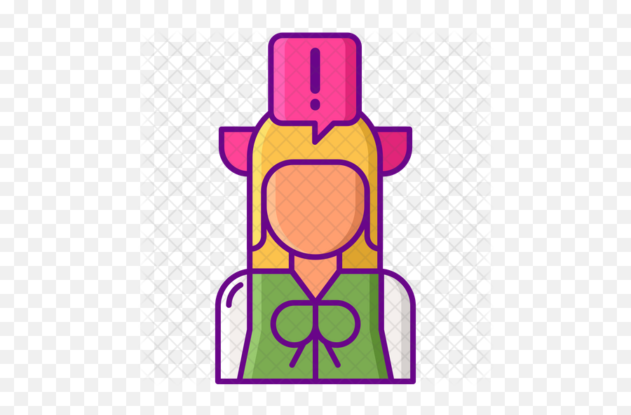 Npc Icon Of Colored Outline Style - Girly Png,Npc Png