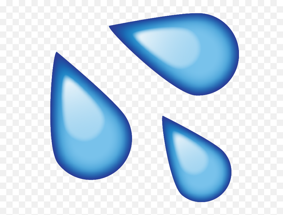 Raindrop Emoji Png Picture - Water Droplets Emoji Png,Wet Emoji Png