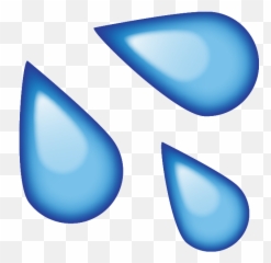 Raindrop Emoji Png Picture - Water Droplets Emoji Png,Wet Emoji Png