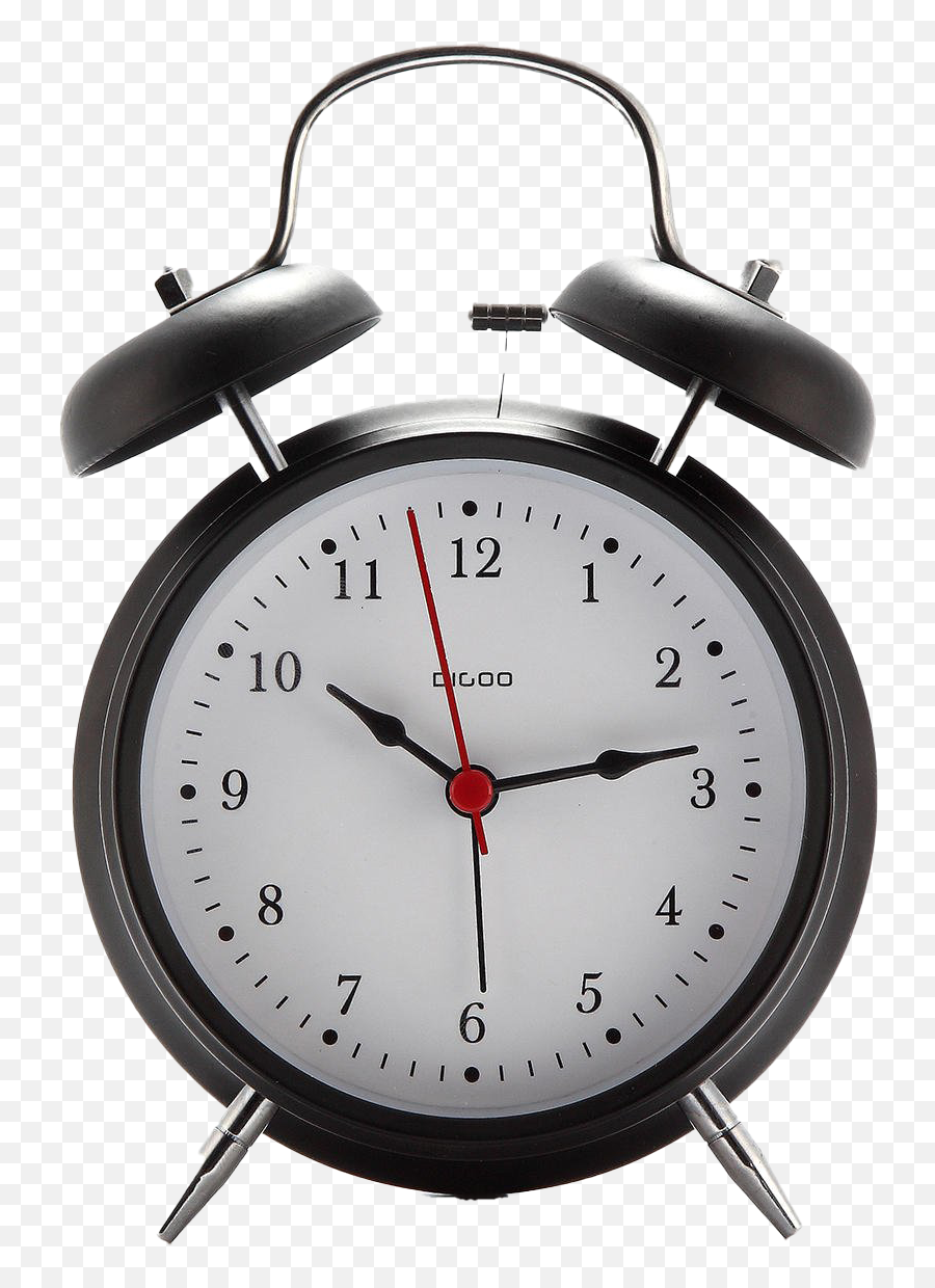 Black Alarm Clock Png Clipart - Alarm Clock,Alarm Png