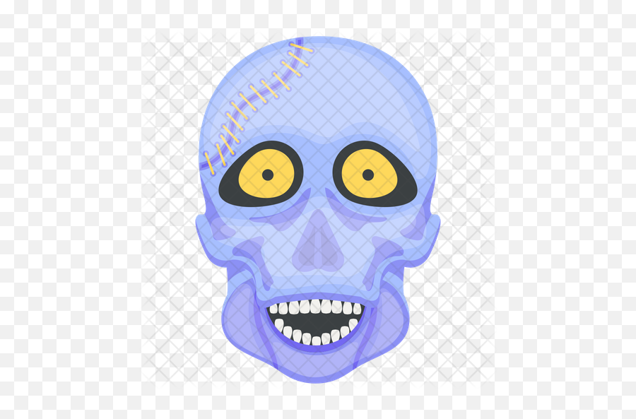 Skull Face Icon Of Flat Style - Illustration Png,Skull Face Png