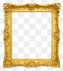 Download Antique Picture Frame Gold - Vintage Png