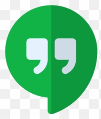 Hangouts Vector Svg Icon - Goggle Hagouts Media png