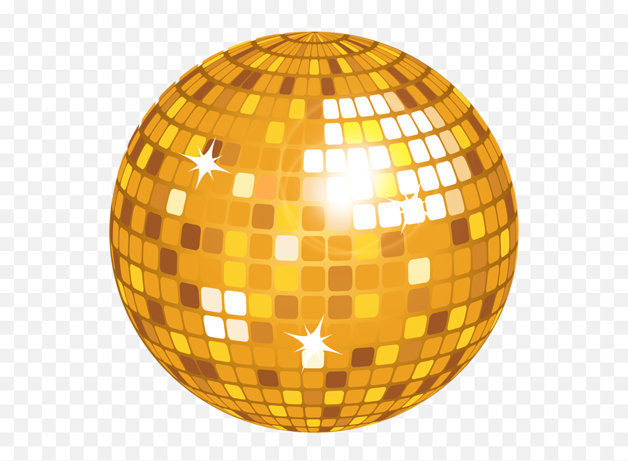 Dj Clipart Disco Ball Light - Vector Gold Disco Ball Png,Light Ball Png
