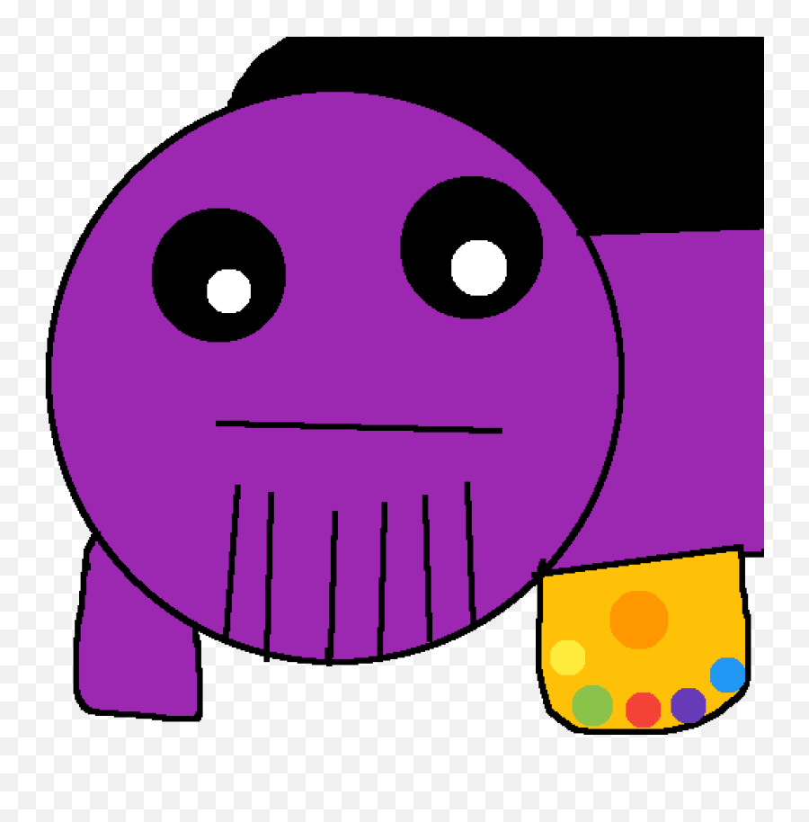 Pixilart - Happy Png,Thanos Face Png