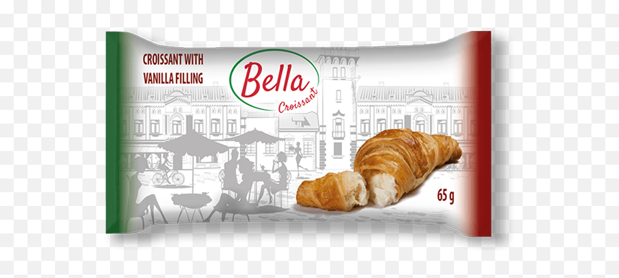 Bella Croissant With Vanilla Filling - Croissant Png,Croissant Png