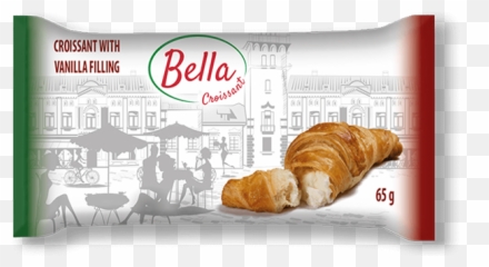 Bella Croissant With Vanilla Filling - Croissant Png,Croissant Png