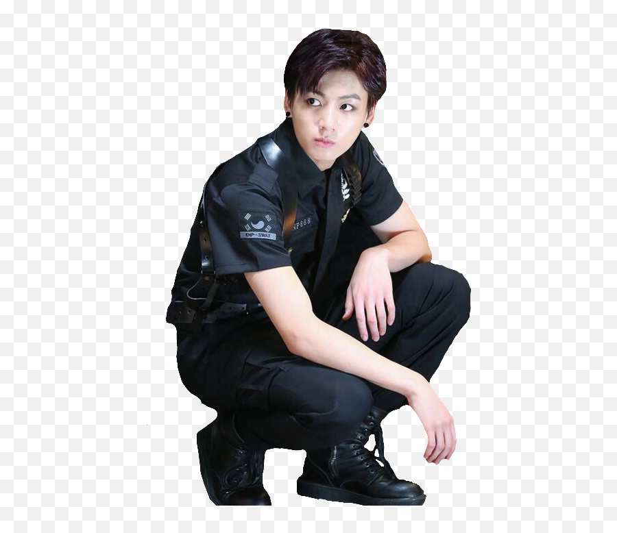 Jungkook Png Bts Transparent - Bts Jungkook Police Uniform,Bts Transparent