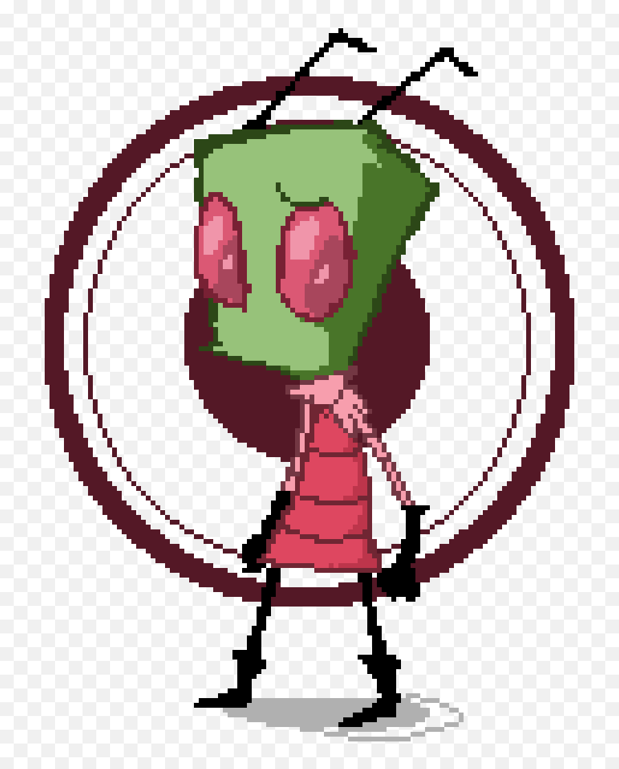 Pixilart - Invader Zim For Watchfuleye By Syidstronaut Fictional Character Png,Invader Zim Png