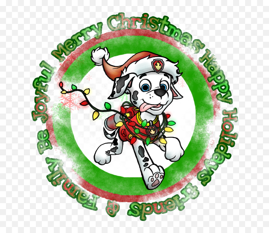 Christmas Marshall By Katastra Paw Patrol Marshalls - Christmas Day Png,Marshall Paw Patrol Png