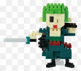 One Piece - Roronoa Zoro Nanoblocks Figure Nano Block One Piece Png,Zoro Png