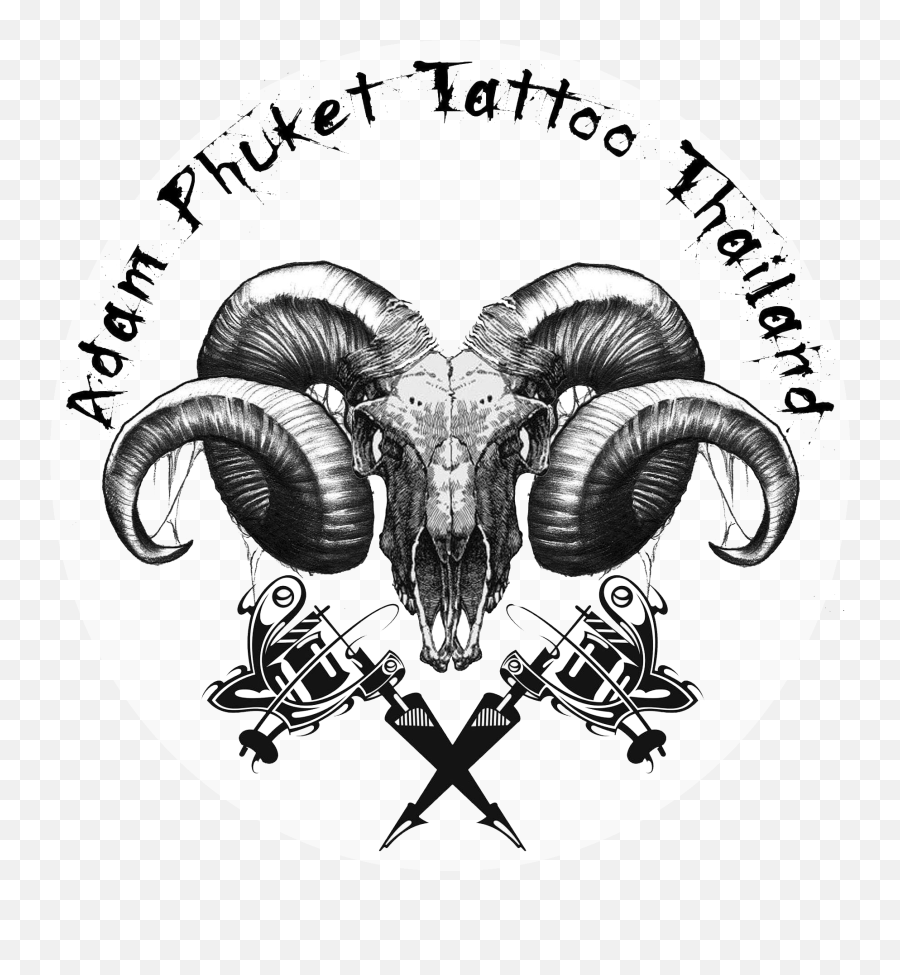 Adam Phuket Tattoo Thailand - Tattoo Machine Tattoo Gun Clipart  Png,Spiderman Logo Tattoo - free transparent png images 