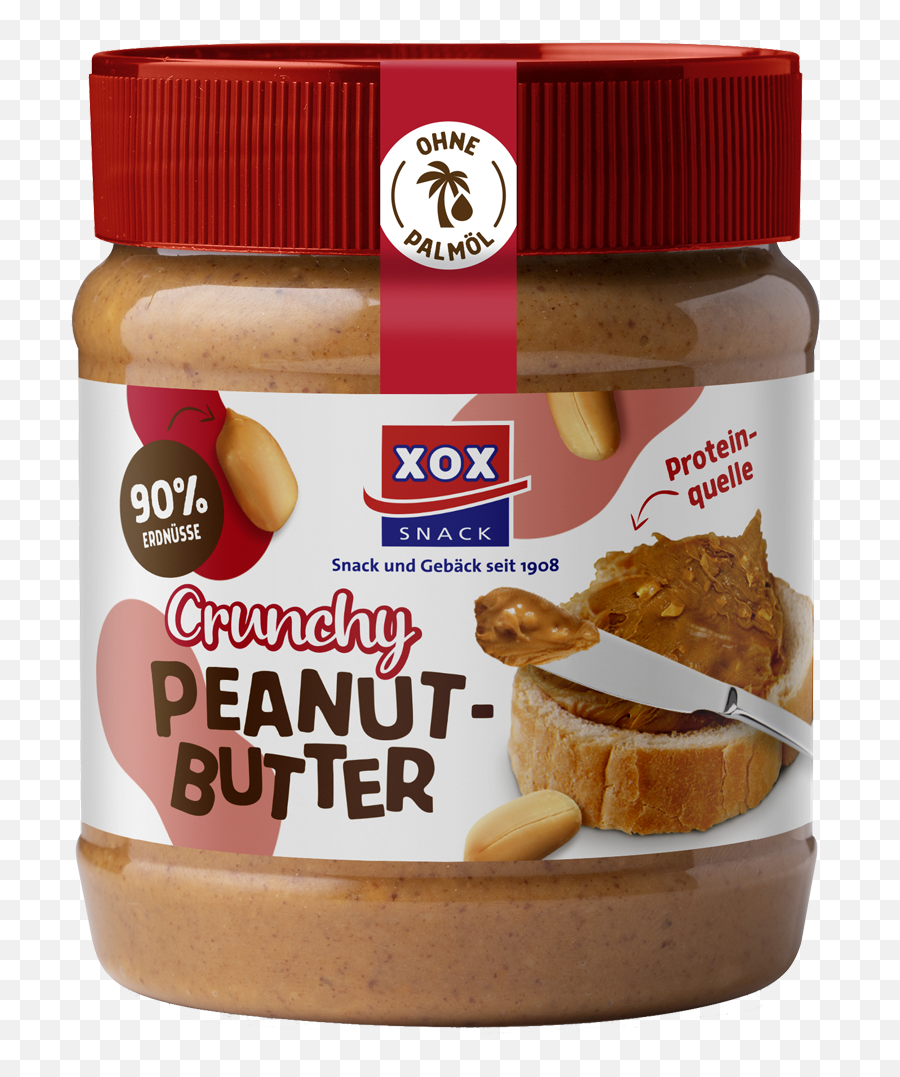 Xox Peanutbutter Crunchy 350g - Xox Group Xox Snack Png,Peanut Butter Transparent