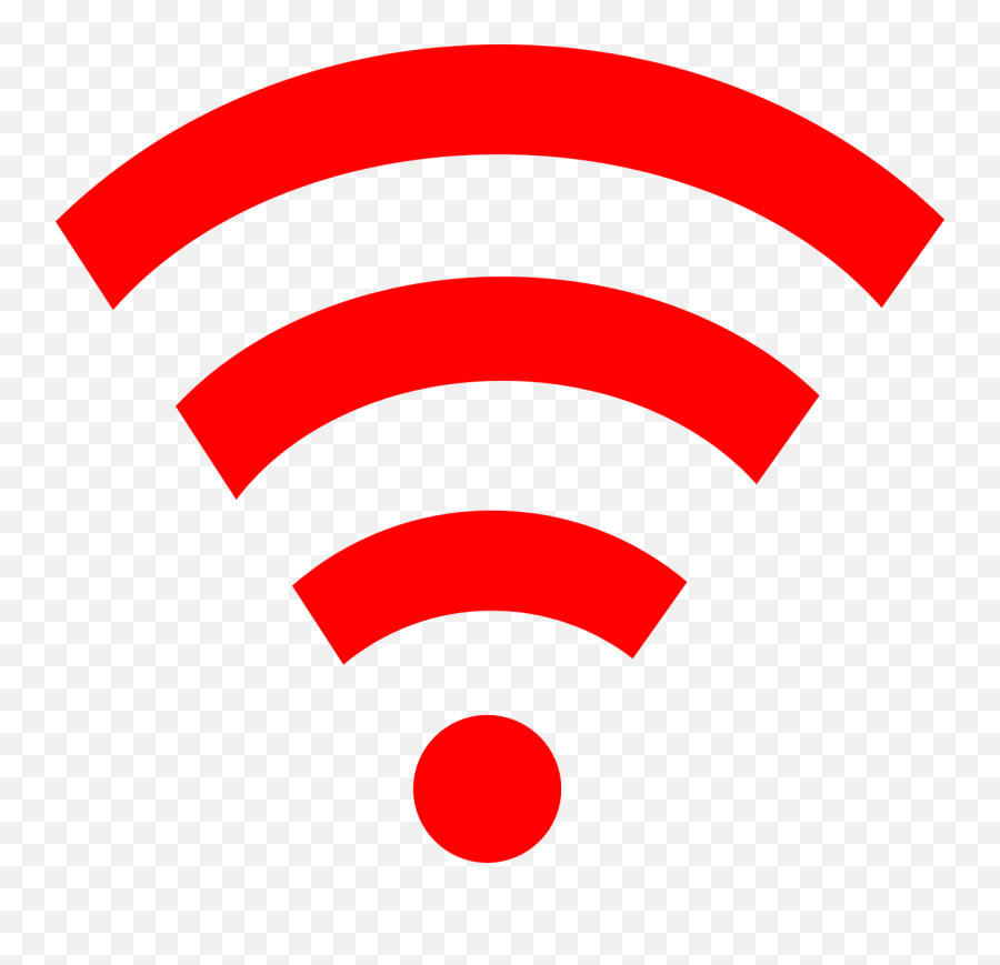 Audio Signal Wifi - Transparent Background Red Wifi Logo Png,Wifi Png