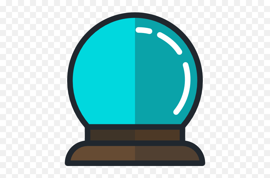 Wizard Magic Halloween Future Witch Magician Astrology - Crystal Ball Vector Image Free Png,Crystal Ball Transparent Background