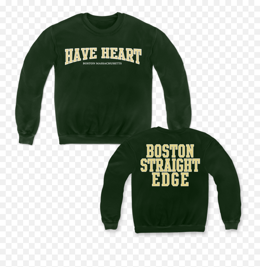 Have Heart Boston Edge Crew Neck - Have Heart Boston Straight Edge Png,Boston Band Logo