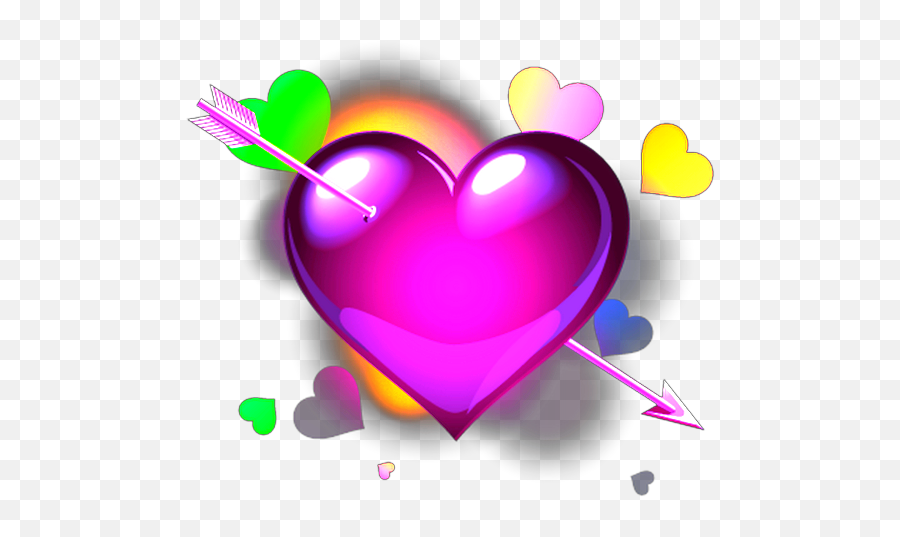 Download Check Out The I Made With Picsart - Love Png Corazon Flechado,Png Stickers