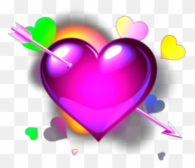 Download Check Out The I Made With Picsart - Love Png Corazon Flechado,Png Stickers