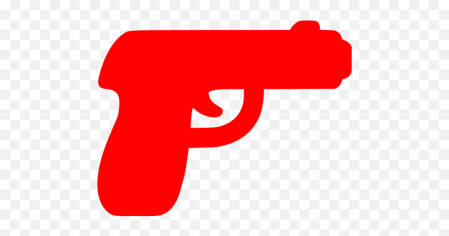 Red Gun 3 Icon - Free Red Gun Icons Red Gun Icon Png,Gun Icon Png