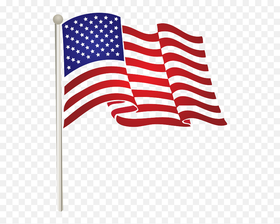 American Flag Clip Art Png - Waving American Flag Clipart,American Flag Clipart Transparent