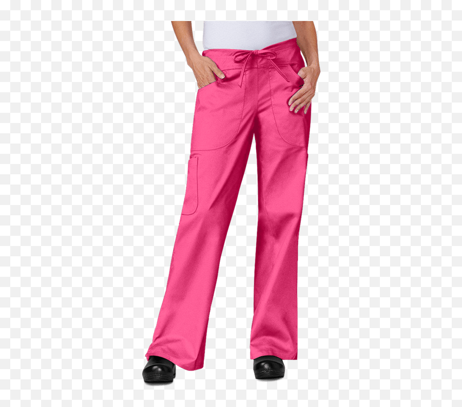 Tafford Essentials Stretch Tall Flare Leg Cargo Scrub Pants - L Posh Pink For Women Png,Us Icon Twill Pants