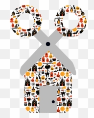 Fairy Tale Halloween Icons Pattern - Dot png