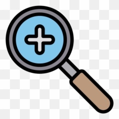 Zooming Icon Of Colored Outline Style - Dot png