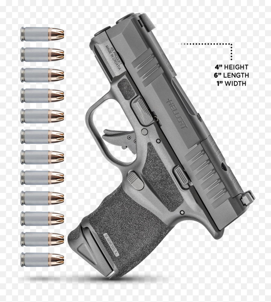 Hellcat Micro - Springfield Armory Hellcat 9mm Png,Handgun Magazine Restrictions Icon