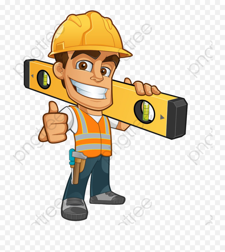 Ruler Clipart Horizontal - Construction Worker Clipart Png,Construction Worker Png