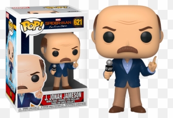 Spider - Man Far From Home J Jonah Jameson US Funko Pop png