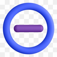 Minus Icon - Download Glyph Style Dot png