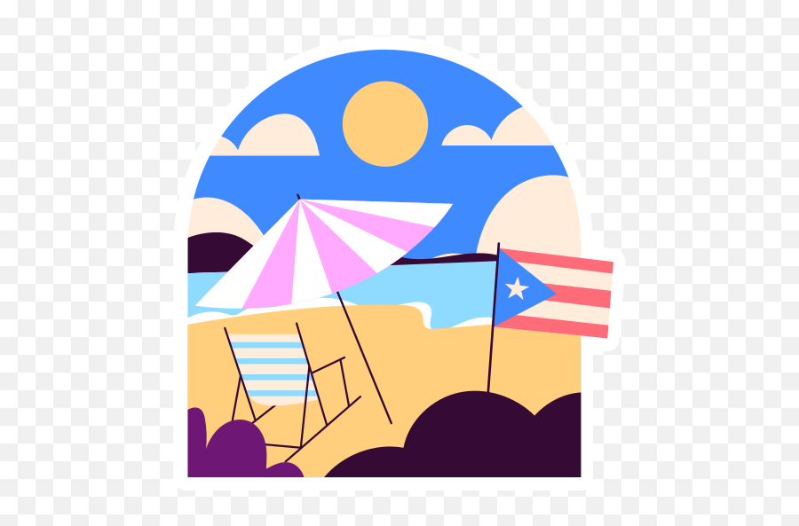 Puerto Rico Stickers - Free Holidays Stickers Dot Png,Puerto Rico Flag Icon