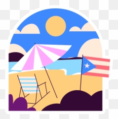 Puerto Rico Stickers - Free holidays Dot png