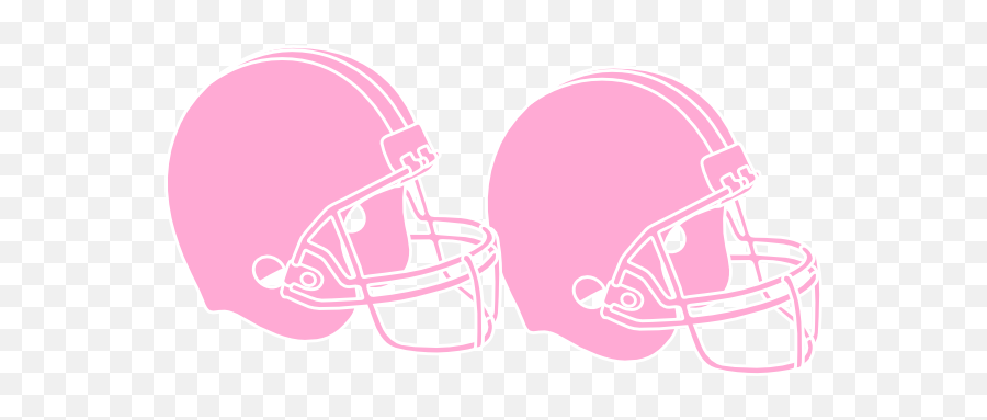 Pink Football Helmet Clip Art - Vector Clip Art Powder Puff Football Clipart Png,Football Clipart Transparent Background