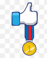 Facebook Thumbs Up Clipart - Suggest Award png