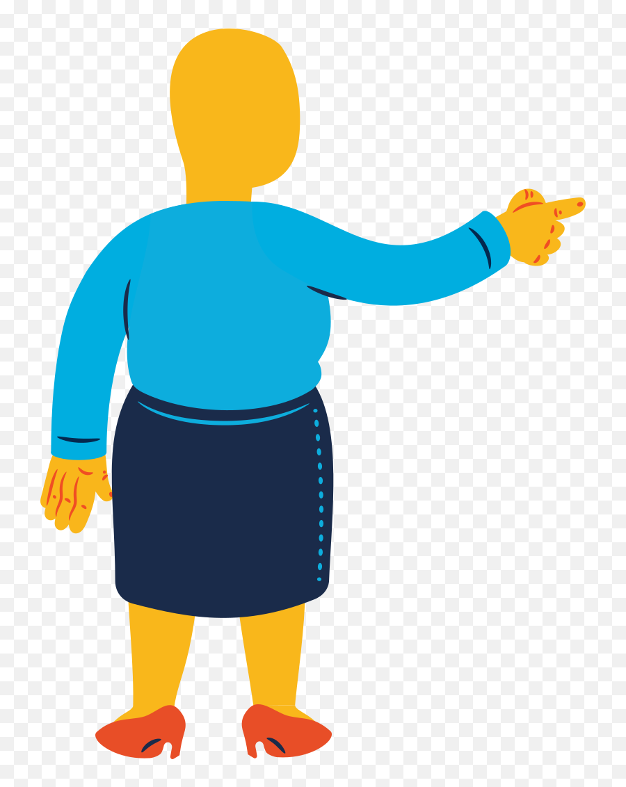 Chubby Child Pointing Back Clipart Illustrations U0026 Images In - Standing Around Png,Icon Old Skool Backpack