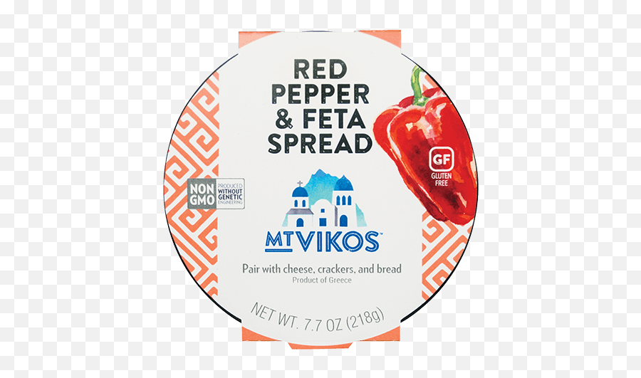 Red Pepper And Feta Spread Mt Vikos - Mt Vikos Feta Cheese Png,Hot Pepper Icon
