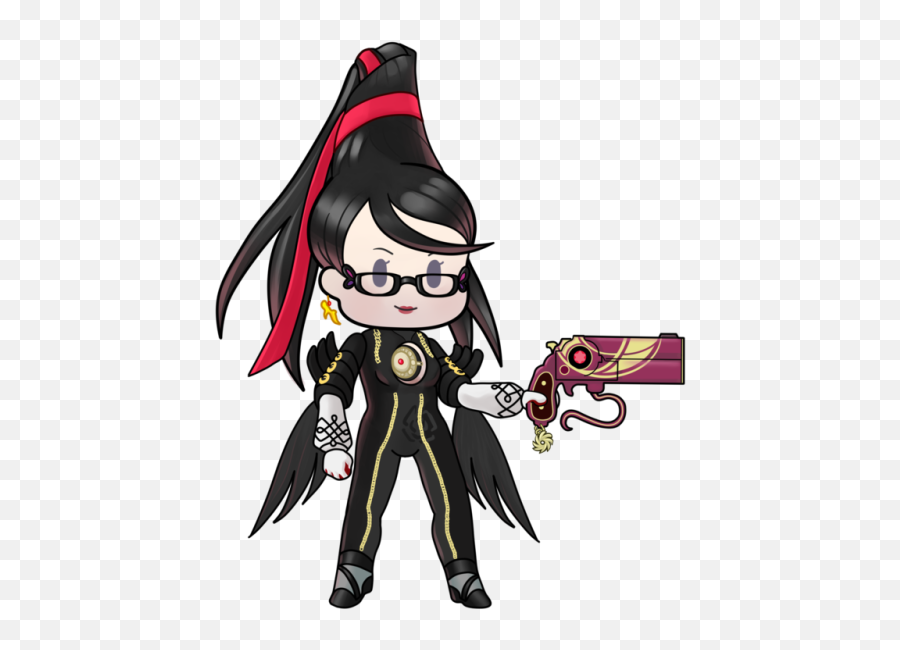 Download Hd Clip Black And White Stock Bayonetta Transparent - Cartoon Png,Black Fire Png