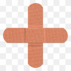 Banda Png - Bandage Cross Clipart Full Size Clipart Cross Bandage,Bandaid Png