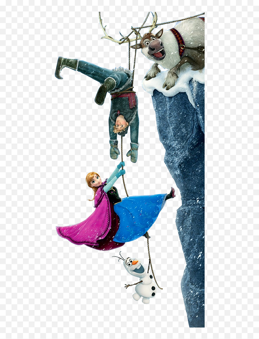 Anna Kristoff Olaf And Sven Frozen Disney De - Frozen Anna And Kristoff Mountain Png,Olaf Png