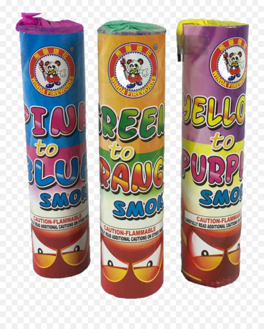 Color Change Smoke - 3 Packs Of 4 Fireworks Plus Panda Fireworks Group Png,Yellow Smoke Png