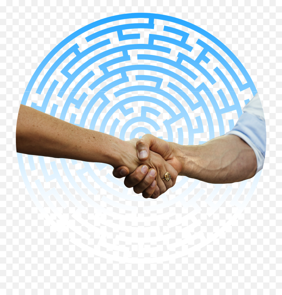 Handshake Shaking Hands Labyrinth - Free Image On Pixabay Labyrinth Maze Png,Handshake Png